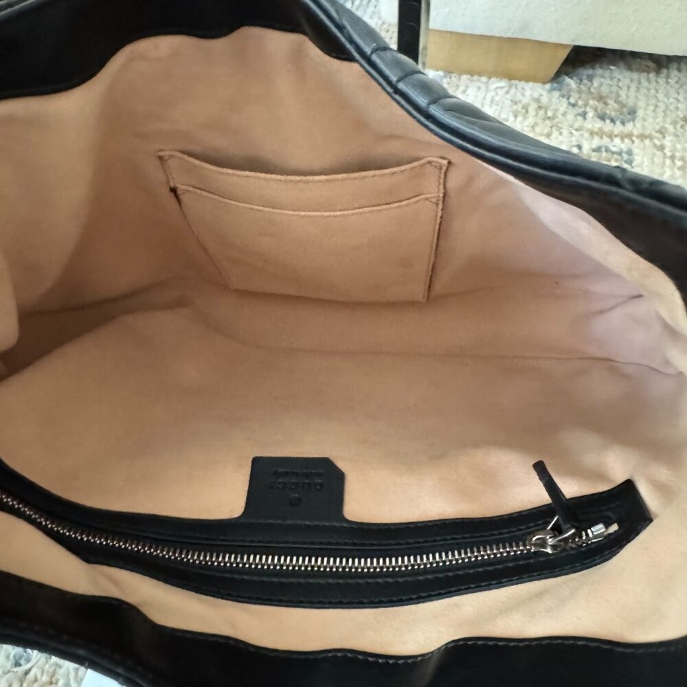 GUCCI DIONYSUS HOBO MATELASSE BLACK SHOULDER HORSEBIT BAG - Picture 5 of 11